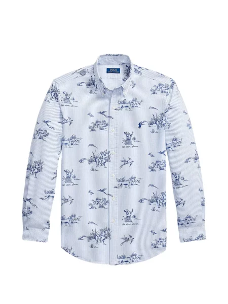 Scurt șapcă Polo Ralph Lauren cu broderie din jerseu maro