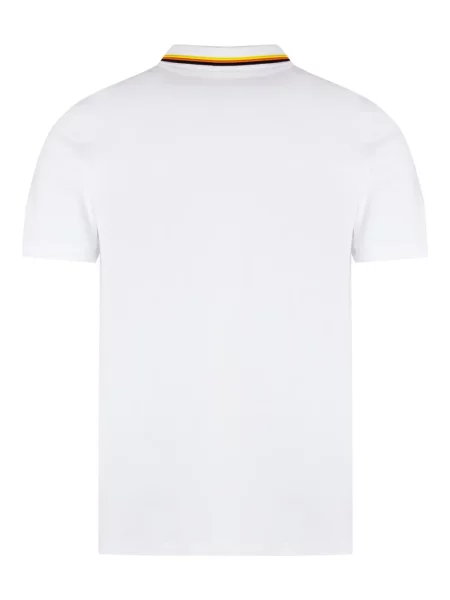 Polo K-way cu dungi alb