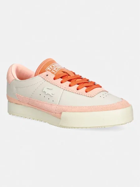 Lacoste sneakers din piele Aura Sneakers portocaliu
