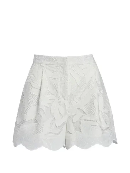 Pantaloni scurți Erdem cu model floral alb