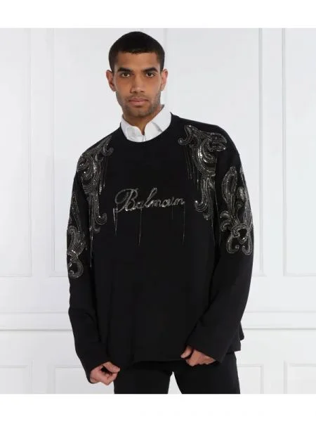 Balmain Hanorac negru