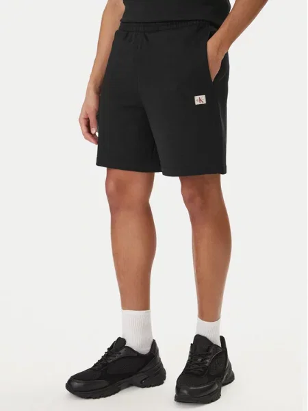 Calvin Klein Jeans Sportiniai šortai Badge juoda