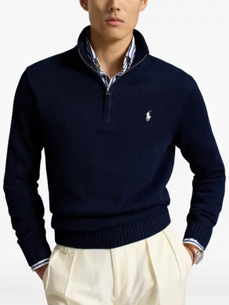 Gulerat șosete Polo Ralph Lauren de lână cu dungi negru