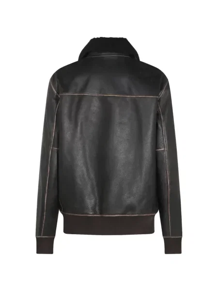 Gulerat geanta de piele Rag & Bone negru