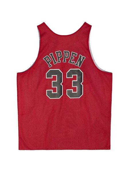 Reversibil cămașă Mitchell & Ness plasă roșu