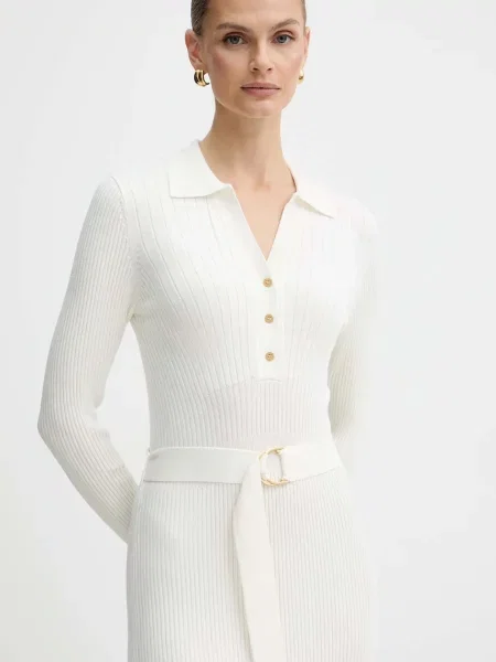 Сукня Marciano Guess AGATHE maxi розкльошена бежевий