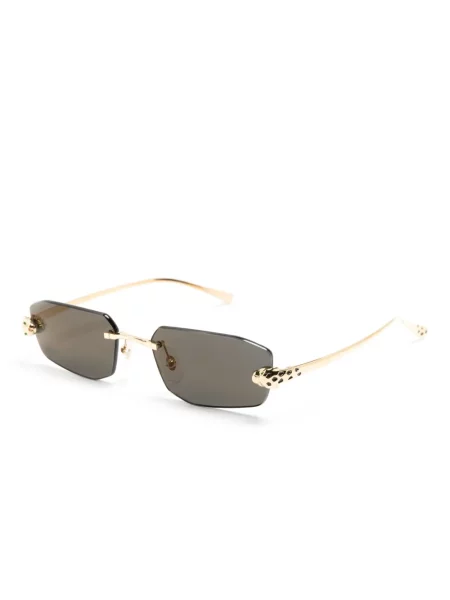 Saulės akiniai Cartier Eyewear auksinė
