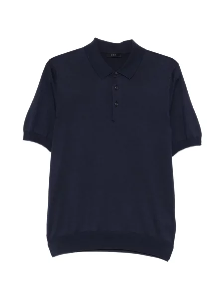 Polo Fay scurt albastru