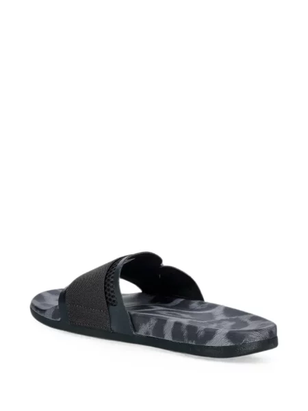 Презрамки чехли Adidas By Stella Mccartney с принт с леопардов принт черно