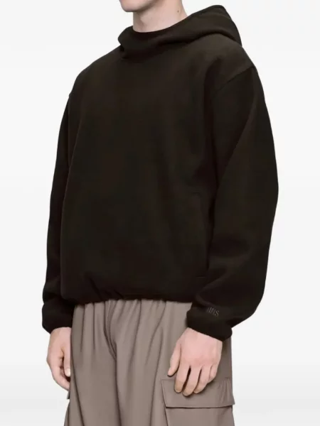 Hanorac cu glugă Rains din fleece maro