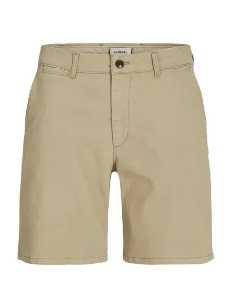 JJ Rebel Chino kalhoty JREBSHARP tmavě béžová