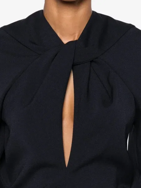 Bluză Victoria Beckham lungă albastru