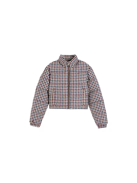 Kurtka jeansowa Tommy Jeans w kratę