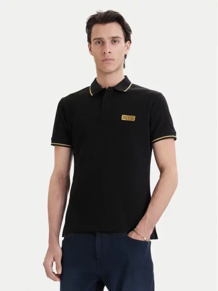 Polokošeľa Versace Jeans Couture čierna