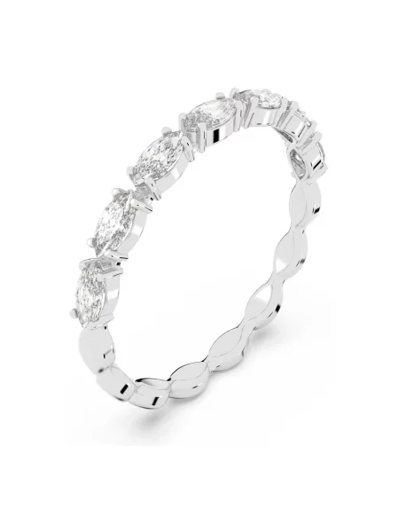 Pierścionek Swarovski szary