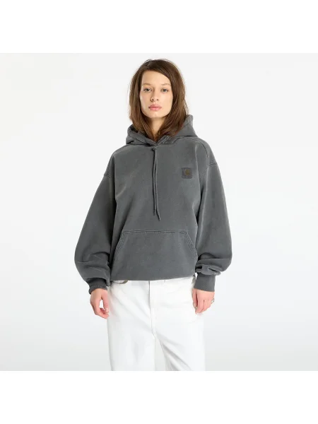 Hanorac cu glugă Carhartt Wip cu glugă gri