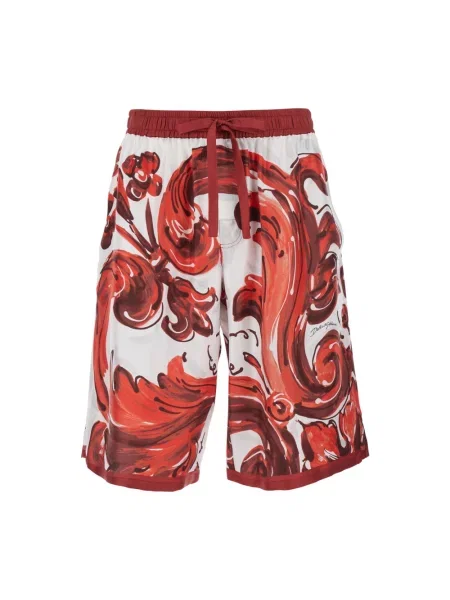 Bermudy Dolce And Gabbana czerwone