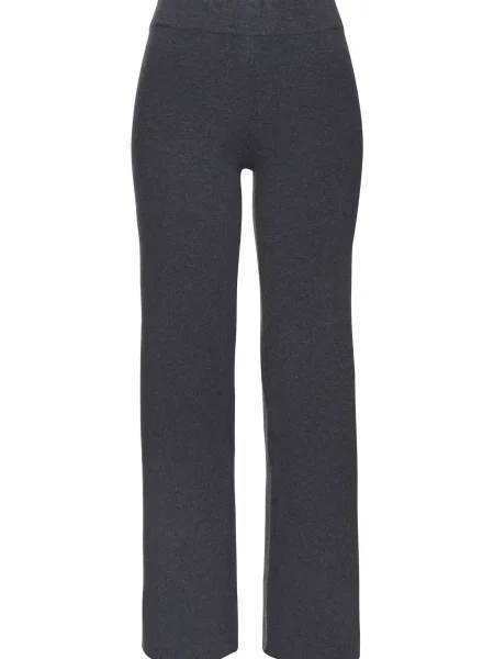Elbsand Pantaloni metalic gri