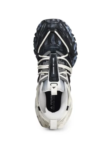 Sneakerși Adidas Adizero din piele zdrențuiți maro