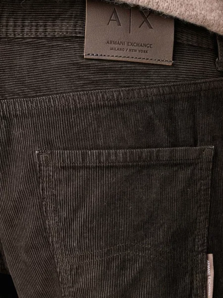Kordbársony nadrág Armani Exchange zöld
