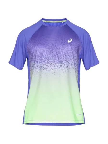 ASICS Tricou funcțional Road indigo / pastel verde