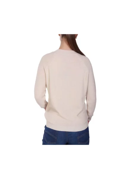 Dzianinowy sweter Weekend Max Mara beżowy