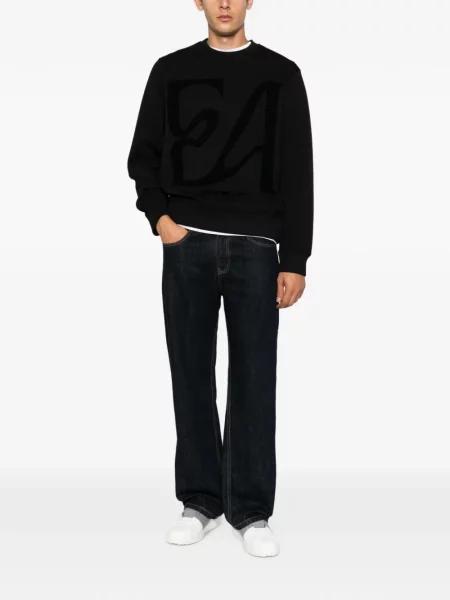 Дълго суитчър Emporio Armani черно