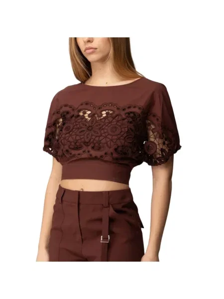Koszulka Patrizia Pepe brązowa