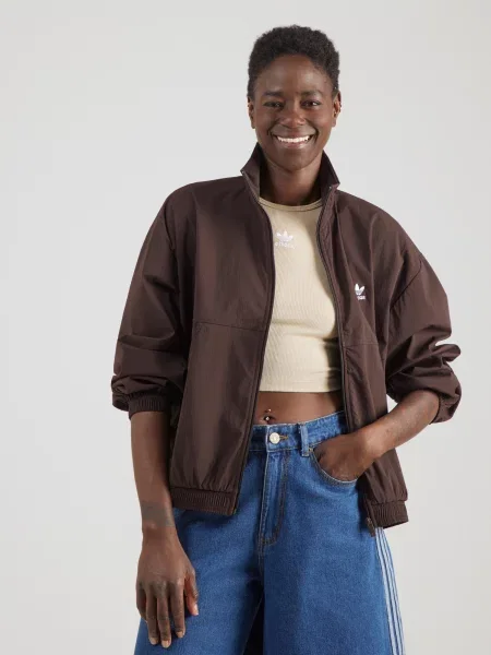 ADIDAS ORIGINALS Prechodná bunda ESS WB zlatá