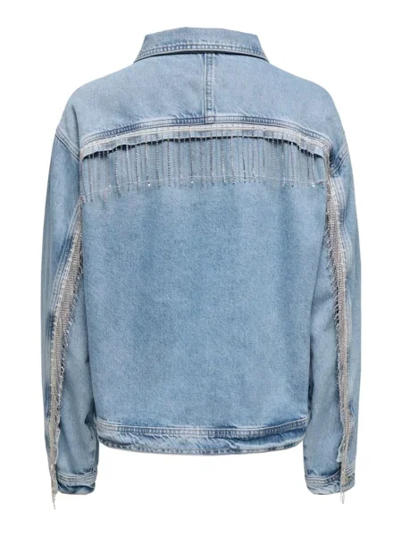 ONLY Prehodna jakna ONLSUNSET moder denim