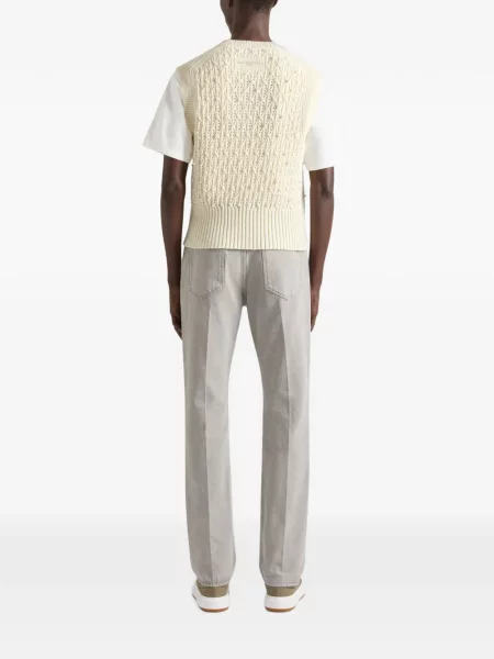 Blugi drepți Givenchy gri