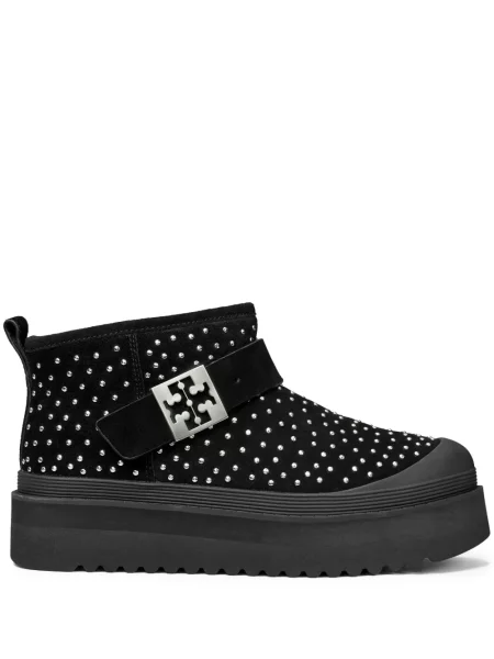 Botine Tory Burch cu platformă negru