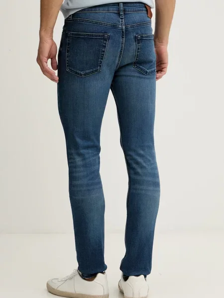 Calvin Klein Jeans jeansy skinny granatowe