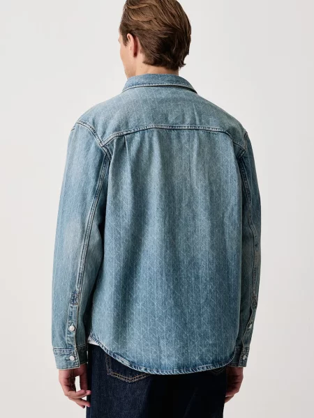 Calvin Klein Jeans koszula damska jeansowa niebieska