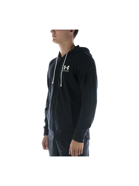 Bluza Under Armour Rival Terry Full-Zip Black L czarna