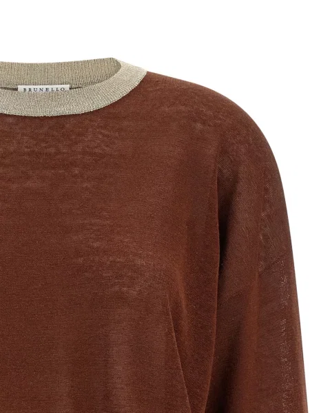 Pulover Brunello Cucinelli maro