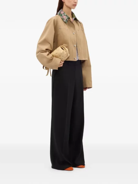 Pantaloni palazzo Msgm negru
