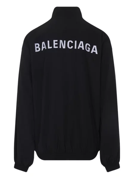 Geacă Balenciaga cu imagine negru