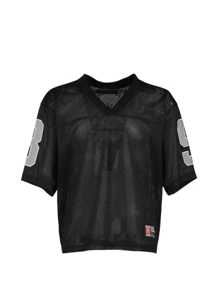 Tricou Jun/nakayama cu imagine plasă negru