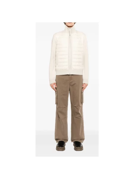 Kardigan Moncler wełniany beżowy