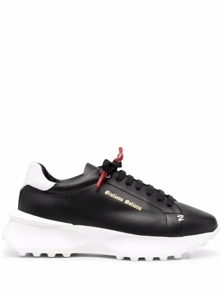 Sneakerși Giuliano Galiano cu imagine negru