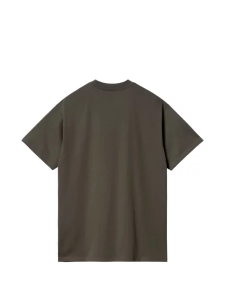 Tričko Carhartt Wip s potiskem zelené
