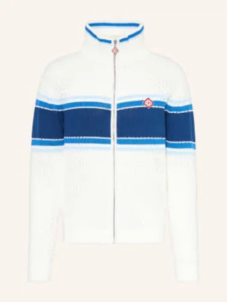 Casablanca Kardigan weiss biały