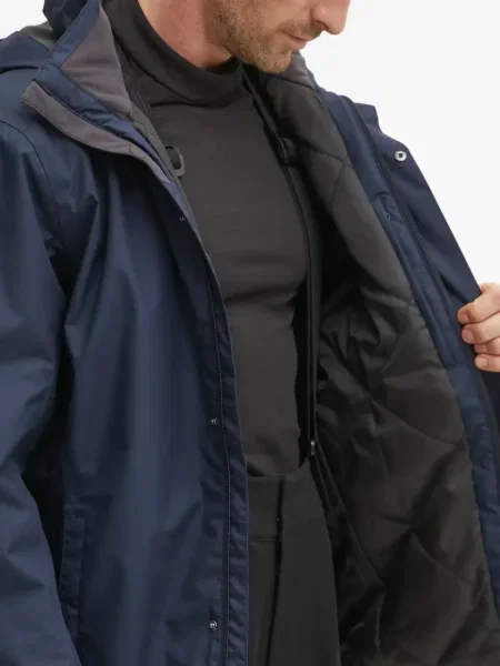 Geacă Helly Hansen cu glugă cu autograf albastru