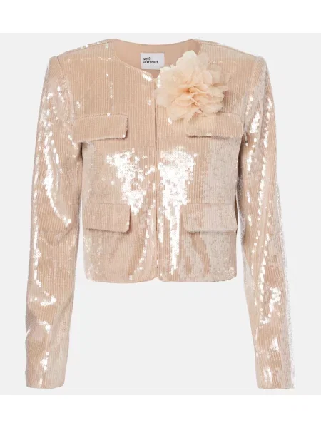 Geacă Self-portrait bej