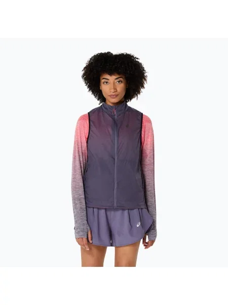 Bezrękawnik do biegania ASICS Metarun Packable greyish purple fioletowa