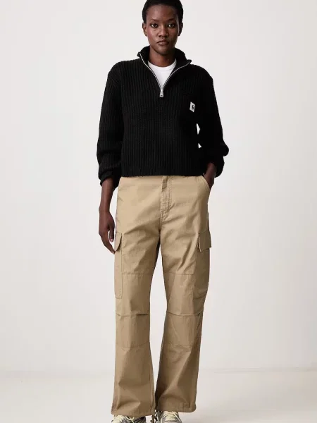 Carhartt WIP Brandon Cargo Pant παντελόνι cargo γυναικείο καφέ
