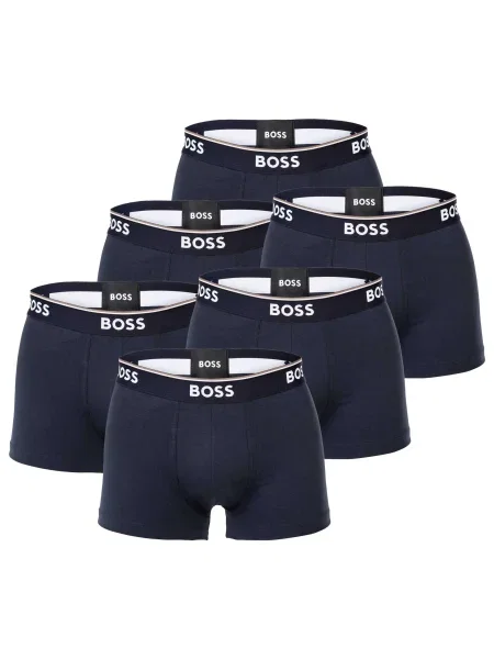 BOSS Boxerky tmavě modrá / černá bílá