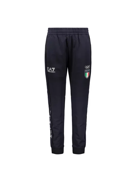 Spodnie dresowe Emporio Armani Ea7 niebieskie