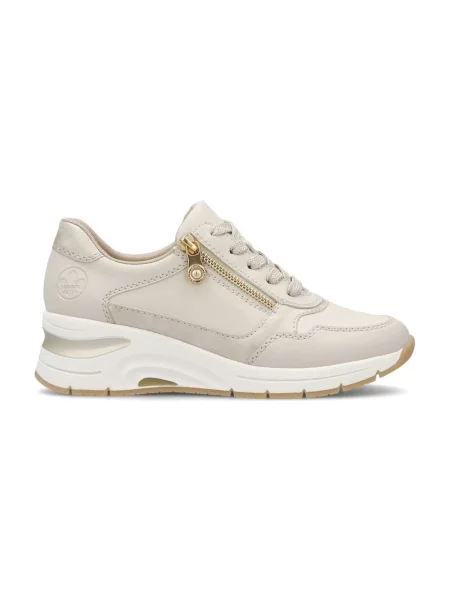 Sneakersy Rieker beżowe